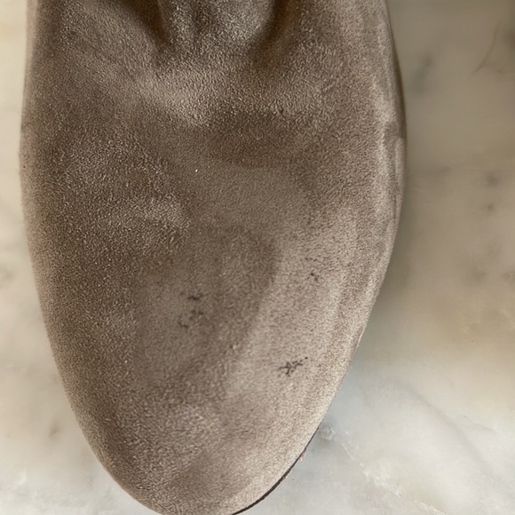 Marion Parke Driscoll Suede Double Zipper Wedge Bootie - Picture 6 of 7